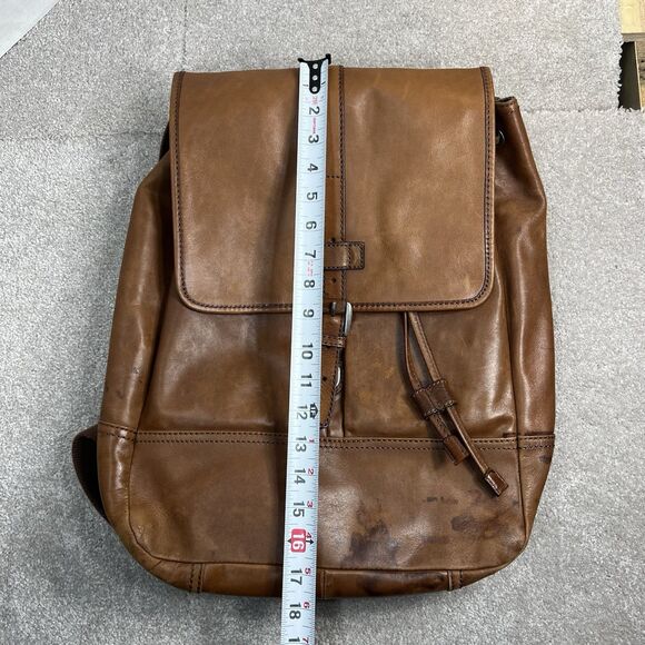 Fossil Vintage Drawstring Backpack Leather Brown‎ Women’s main image 6